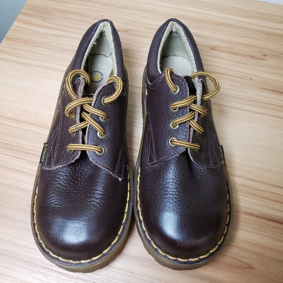 Dr. Martens Kids 13 Lace Up Leather Oxford Shoes Dark Brown Classic Academia‎ - Picture 5 of 9